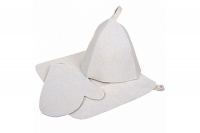 Набор для сауны (шапка, коврик, рукавица) "HotPot" арт.42013 /20 "Линк"